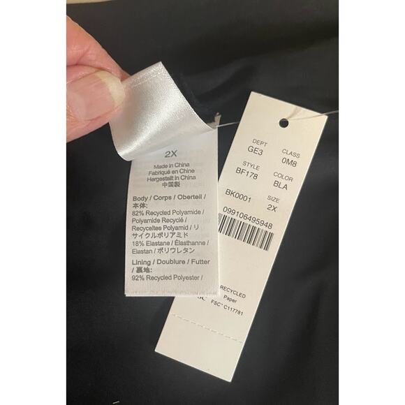 J. Crew Black High Rise Bikini Swim Bottom - Size 2X NWT - Picture 4 of 6